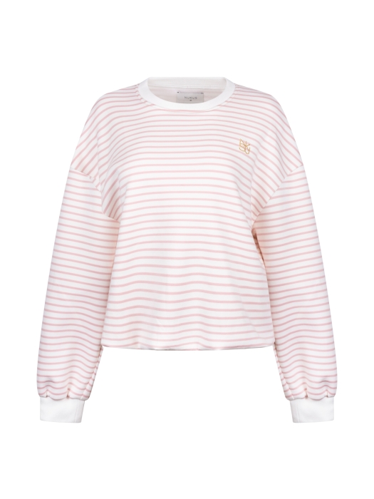 NUKUS Lisa Pullover Stripe 79 offwhite/blush