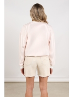 NUKUS Lisa Pullover Stripe 79 offwhite/blush