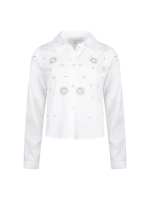 NUKUS Noor Blouse Pearl 17 off white