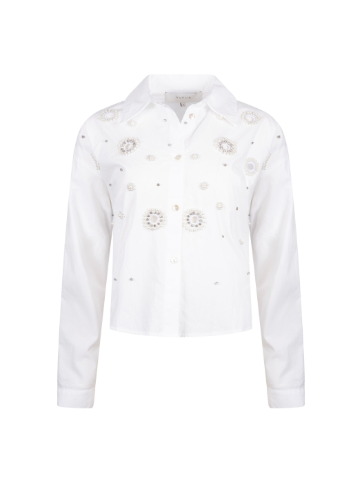NUKUS Noor Blouse Pearl 17 off white