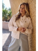 NUKUS Noor Blouse Pearl 17 off white