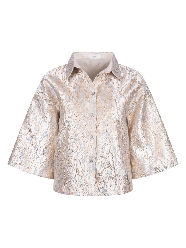 NUKUS Leena Blouse 313 gold/cloudy
