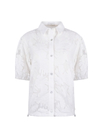 NUKUS Berit Blouse Embroidery 17 off white