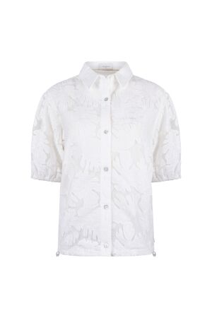 NUKUS Berit Blouse Embroidery 17 off white