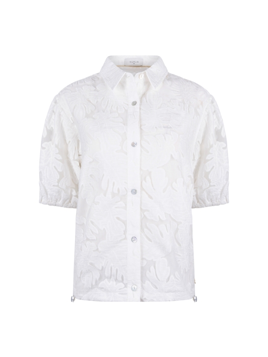 NUKUS Berit Blouse Embroidery 17 off white