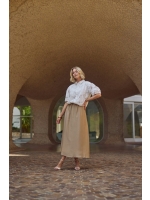 NUKUS Floortje Skirt 64 camel