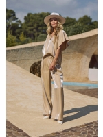 NUKUS Rubi Pants Shiny 9 sand