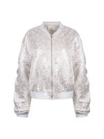 NUKUS Babette Bomber 374 silver/camel