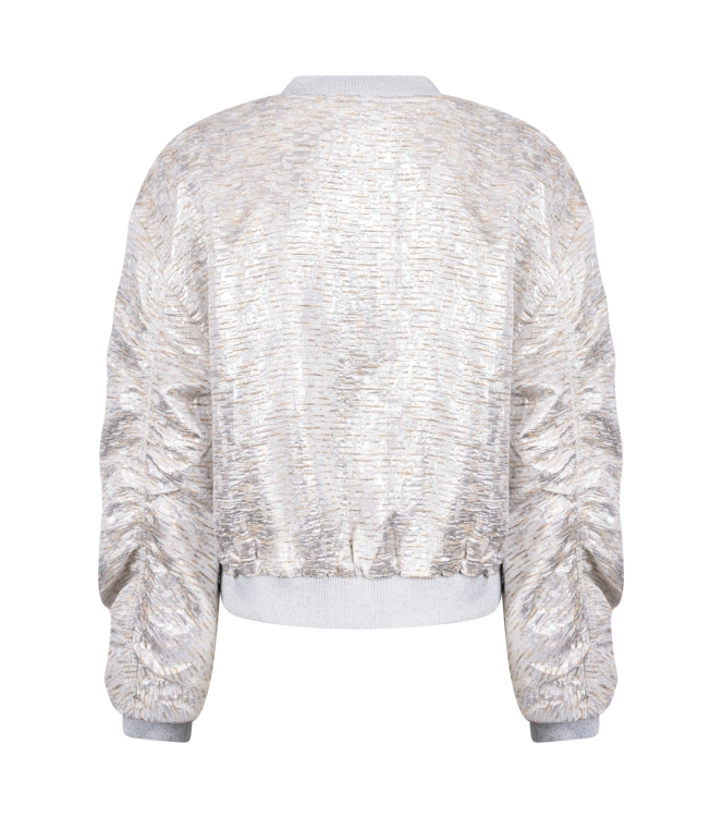 NUKUS Babette Bomber 374 silver/camel