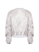 NUKUS Babette Bomber 374 silver/camel