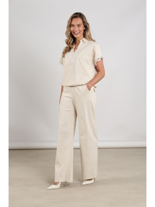 NUKUS Eline Pants 9 sand