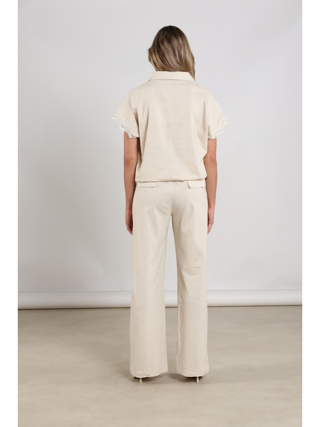 NUKUS Eline Pants 9 sand