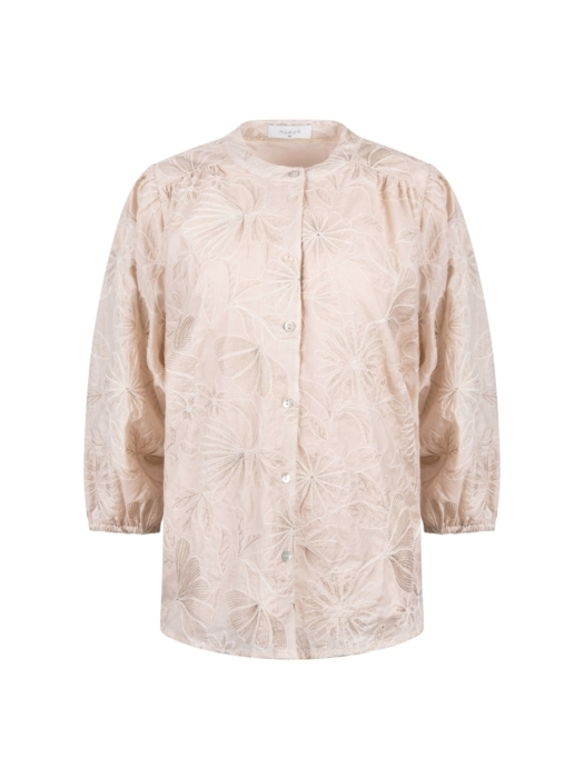 NUKUS Lynn Blouse Embroidery 9 sand