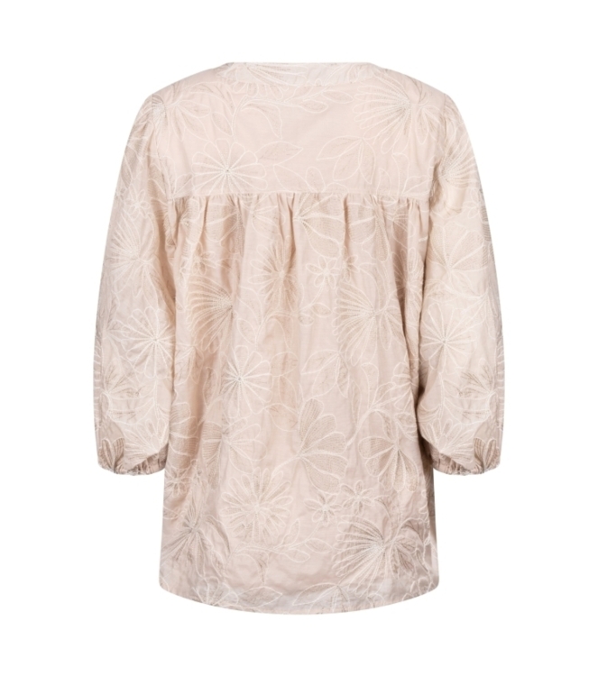 NUKUS Lynn Blouse Embroidery 9 sand