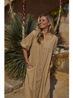 NUKUS Mayke Dress 64 camel