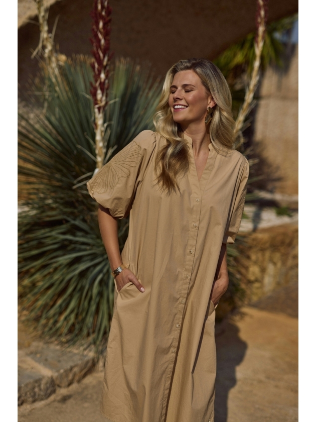 NUKUS Mayke Dress 64 camel