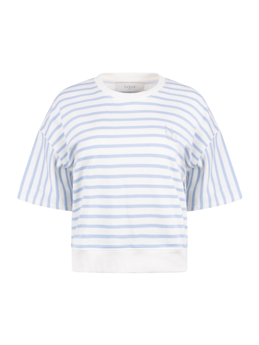NUKUS Lotte Pullover Stripe 315 offwhite/cloudy