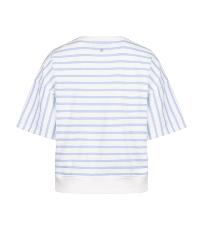 NUKUS Lotte Pullover Stripe 315 offwhite/cloudy