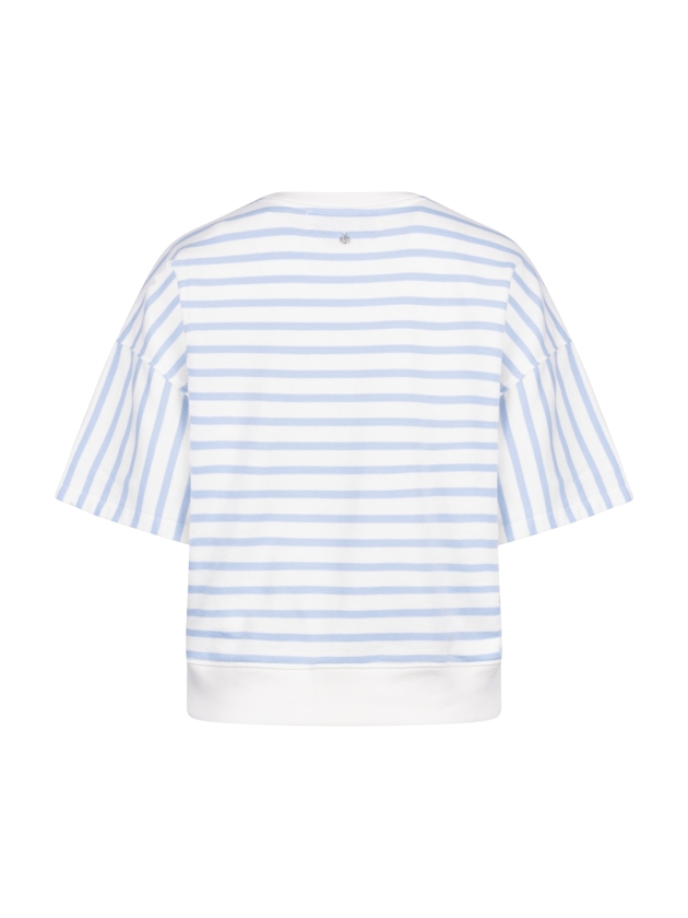 NUKUS Lotte Pullover Stripe 315 offwhite/cloudy
