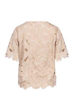 NUKUS Octavia Top Flower 239 sand/gold