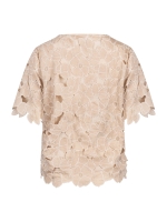 NUKUS Octavia Top Flower 239 sand/gold