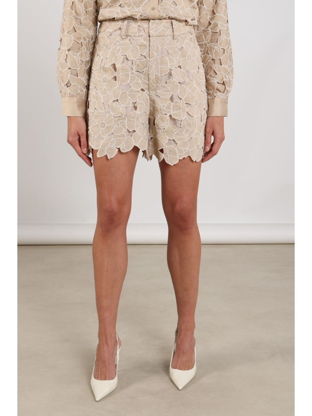 NUKUS Dagmar Short Flower 239 sand/gold