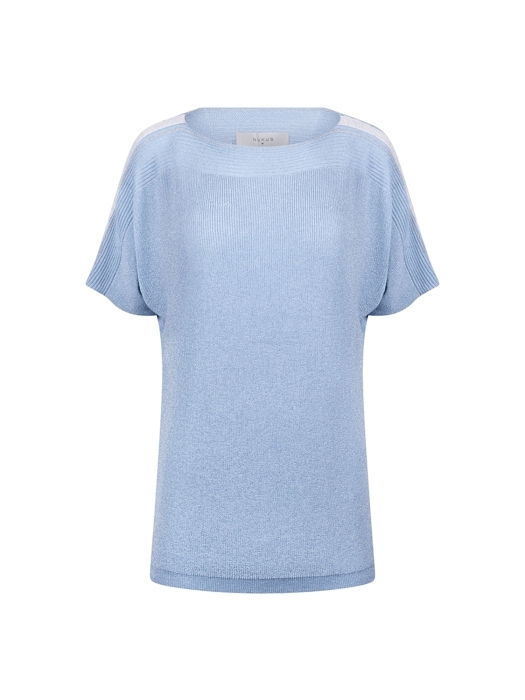 NUKUS Merla Top Lurex 312 cloudy