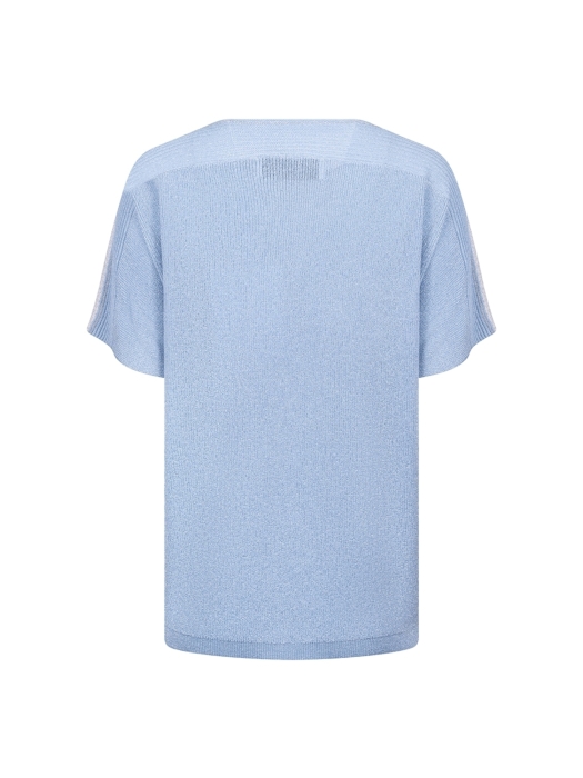 NUKUS Merla Top Lurex 312 cloudy