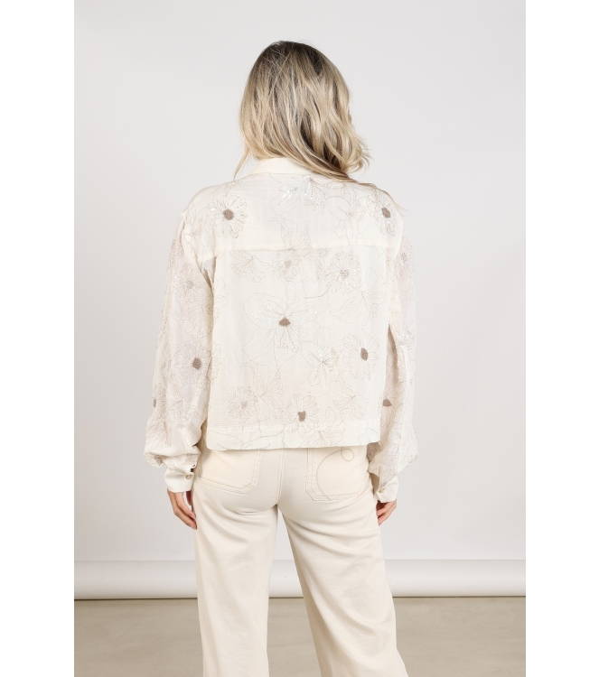 NUKUS Adora Blouse Embroidery 17 off white