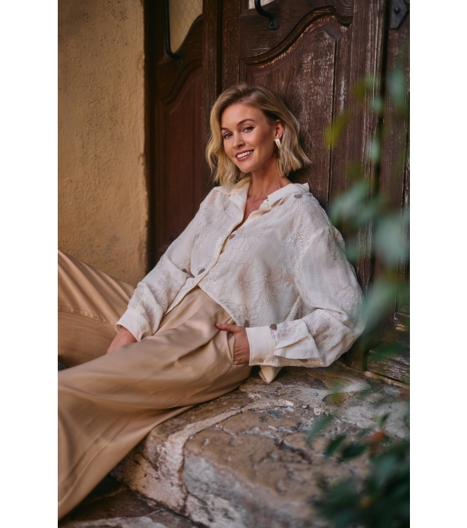 NUKUS Adora Blouse Embroidery 17 off white