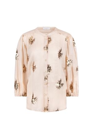 NUKUS Lynn Blouse Paillet 239 sand/gold