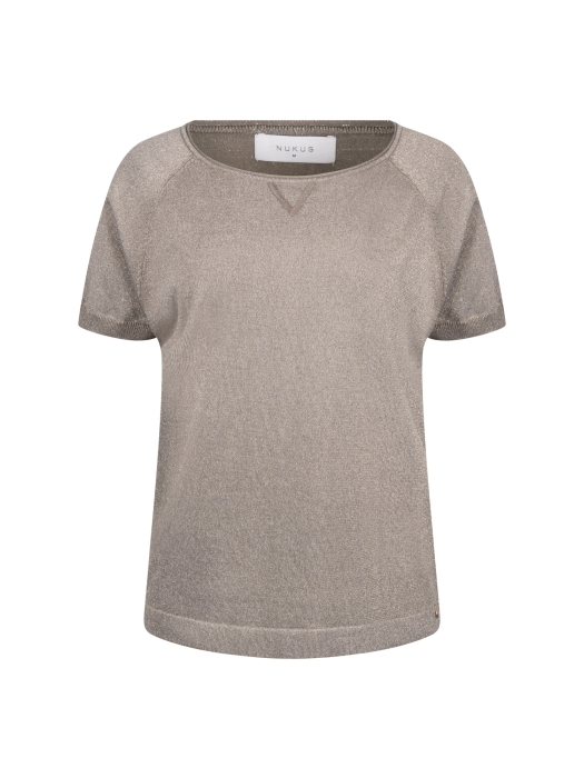 NUKUS Anita Top Lurex 350 army