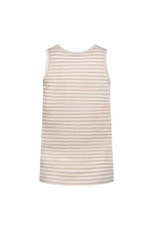 NUKUS Steffie Singlet Lurex 126 offwhite/gold