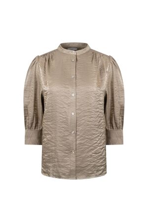 NUKUS Lilly Blouse Shiny 350 army