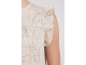 NUKUS Lori Top Embroidery 9 sand