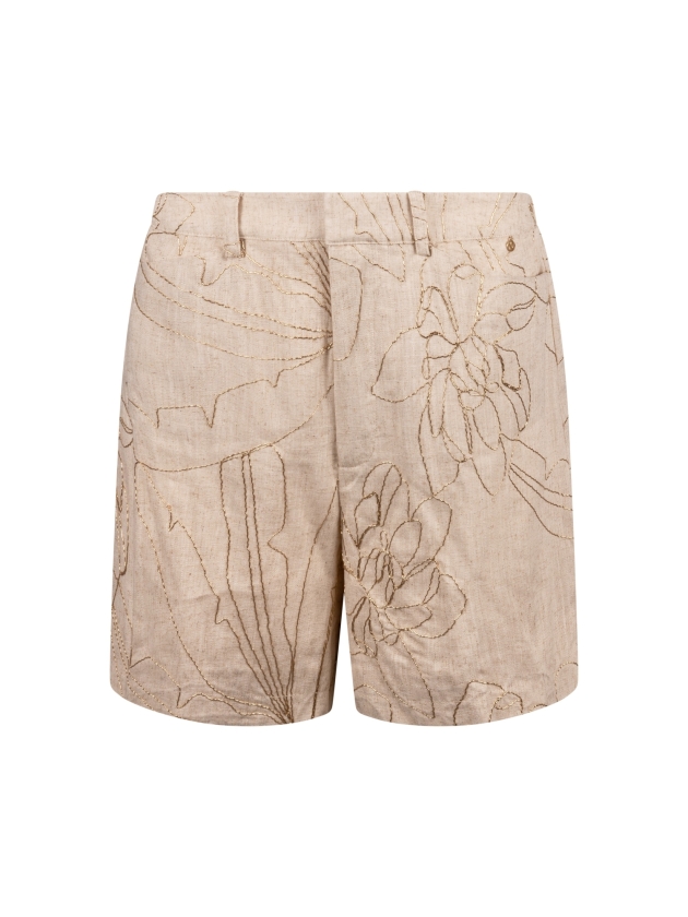 NUKUS Dagmar Short Embroidery 9 sand