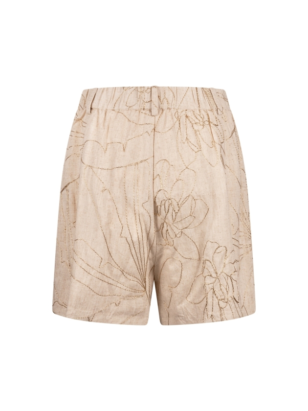 NUKUS Dagmar Short Embroidery 9 sand
