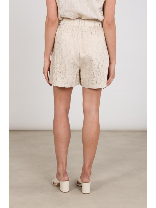 NUKUS Dagmar Short Embroidery 9 sand