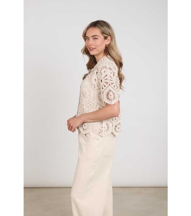 NUKUS Romy Cardigan 9 sand