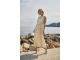 NUKUS Vio Dress Zigzag 126 offwhite/gold
