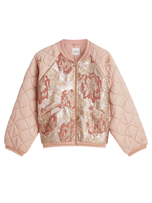 Summum Woman Jacket Rose jacquard mix 570 Faded rose