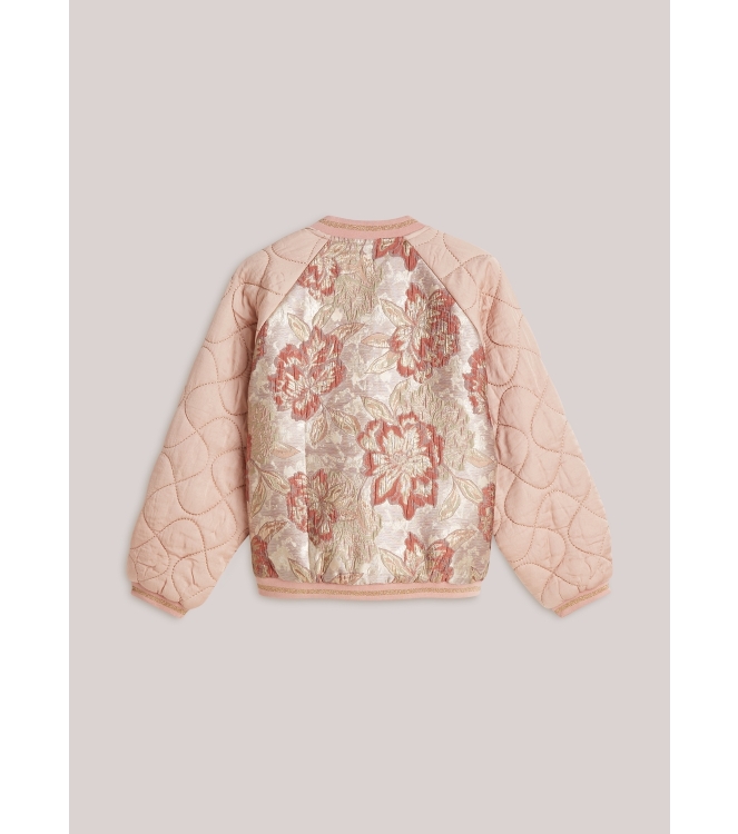 Summum Woman Jacket Rose jacquard mix 570 Faded rose