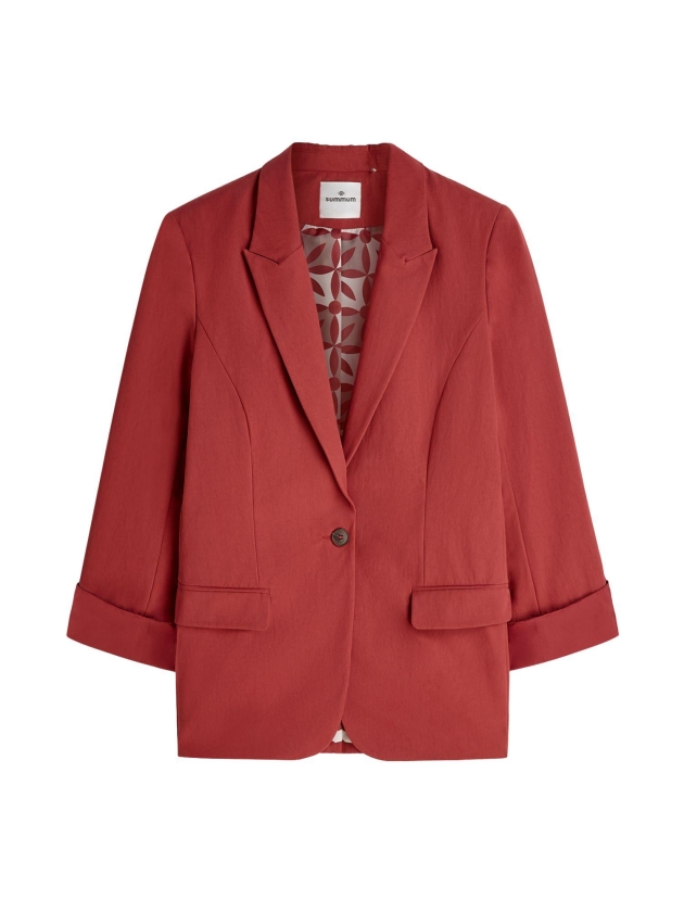 Summum Woman Blazer Cotton blend 559 Brick red
