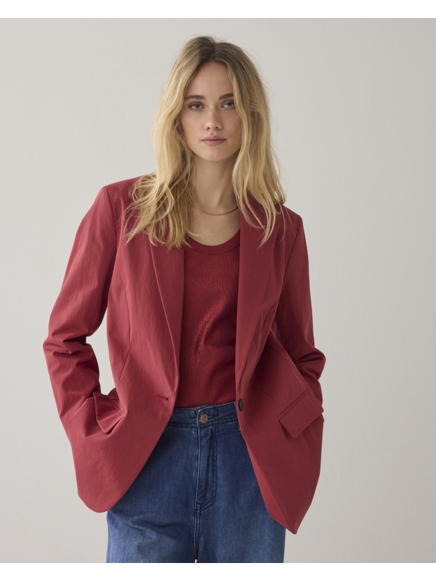Summum Woman Blazer Cotton blend 559 Brick red