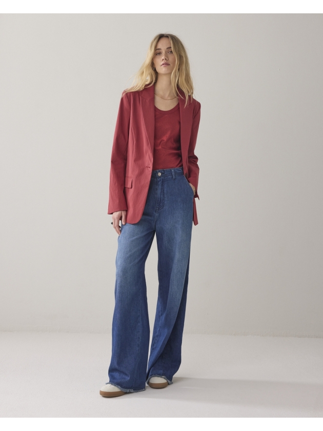 Summum Woman Blazer Cotton blend 559 Brick red