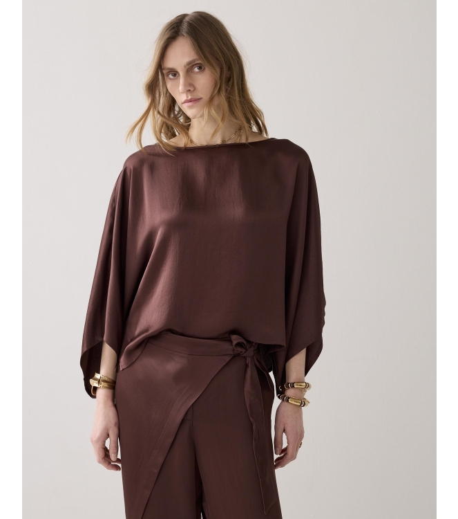 Summum Woman Top Heavy silky touch 713 Coffee