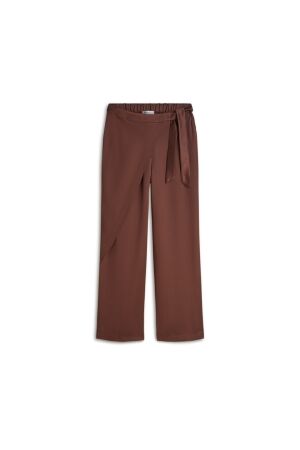 Summum Woman Trousers Heavy silky touch 713 Coffee