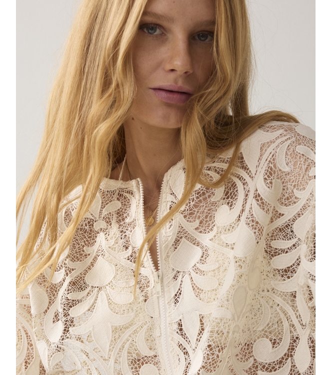Summum Woman Jacket Lace 122 Ivory