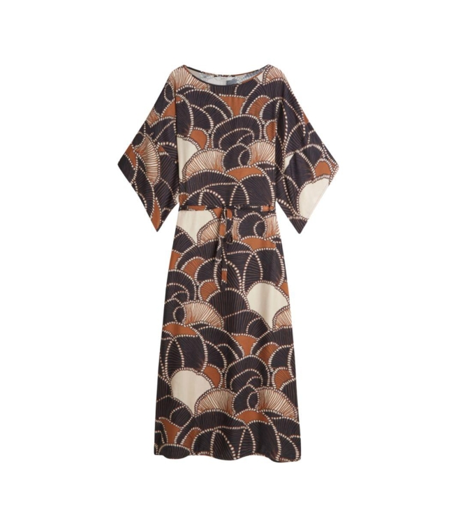 Summum Woman Dress All over twill satin 120 Multicolour