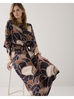 Summum Woman Dress All over twill satin 120 Multicolour